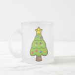 Árbol de navidad y estrella taza