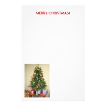 ¡Árbol de navidad y paquetes, FELICES NAVIDAD! Papelería