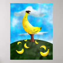 Árbol de plátano poster
