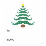 Árbol de Staches del navidad pegatinas