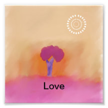 Árbol del amor arte fotográfico
