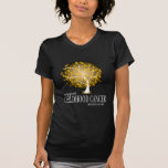 Árbol del cáncer de la niñez camisetas