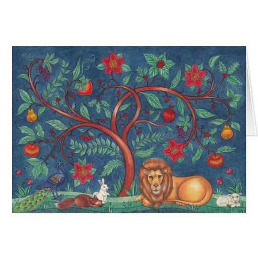 Árbol del ~ del navidad de las tarjetas de felicit