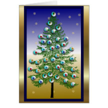 Árbol del globo del ojo tarjetas