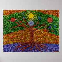 Árbol del mundo impresiones