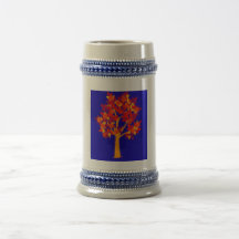 Árbol del otoño tazas