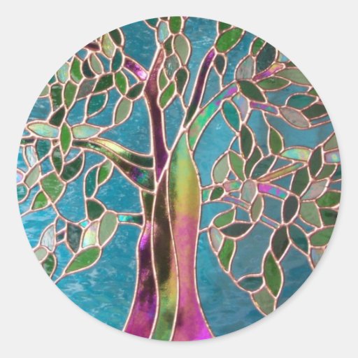Árbol del pegatina del encantamiento