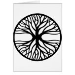 Árbol del tatuaje de la vida felicitaciones