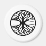 Árbol del tatuaje de la vida iman para frigorífico