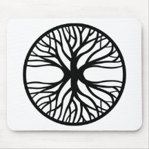 Árbol del tatuaje de la vida tapete de ratones