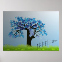 Árbol en estaciones posters