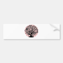 árbol etiqueta de parachoque