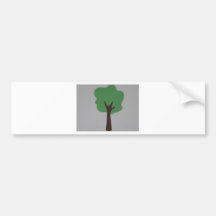 árbol etiqueta de parachoque