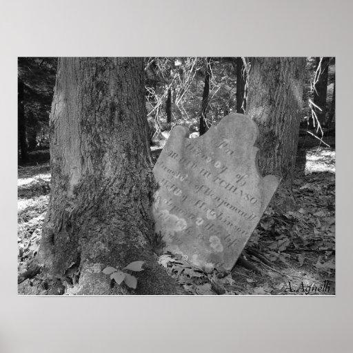 Árbol grave B/W Impresiones