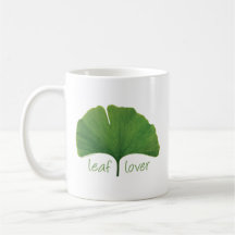 Árbol Hugger, amante de la hoja - Ginkgo Tazas