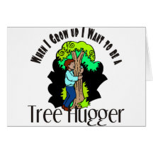 Árbol Hugger Felicitacion