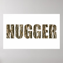 Árbol Hugger Poster
