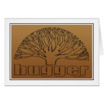 Árbol Hugger Tarjeta