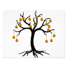 Árbol Jackolanterns de Halloween Anuncios