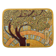 Árbol personalizado del remolino del arte del post organizador