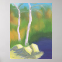 Árbol por el agua, poster