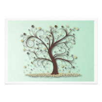 Árbol que remolina invitaciones