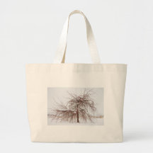 Árbol salvaje del invierno de la primavera bolsa