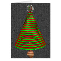 Árbol Twisty Tarjetas