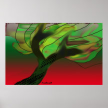 Árbol ventoso posters