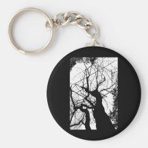ÁRBOL WEBBY BLANCO Y NEGRO LLAVERO PERSONALIZADO