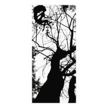 ÁRBOL WEBBY DE HADAS B&W LONAS