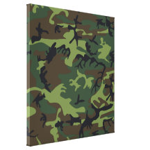 Arbolado Camo Lienzo Envuelto Para Galerias