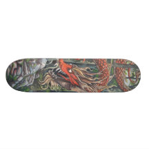 Arboleda-Guarda (pintura de Chris Howell) Patineta Personalizada