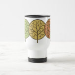 Árboles adaptables lindos del extracto del lunar taza de café