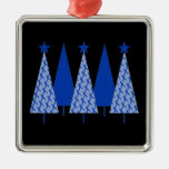Árboles de navidad - cáncer de colon de Blue Ribbo Ornamentos De Reyes