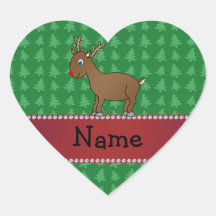 Árboles de navidad conocidos personalizados del ve pegatinas de corazon personalizadas