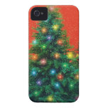 Árboles de navidad iPhone 4 Case-Mate cárcasa