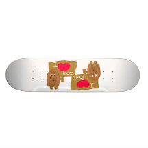 Árboles del corazón de Brown i Patin Personalizado