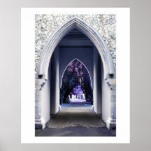 Arcada de la iglesia posters