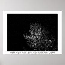 'Arce de plata, noche Rain Posters