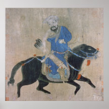 Archer mongol a caballo posters