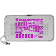Archers de los chicas: Archer más grande rosado Altavoces De Viajar