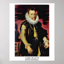 Archiduque Albrecht Vii de Peter Paul Rubens Poster