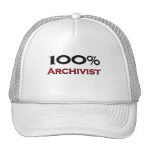 Archivista del 100 por ciento gorras