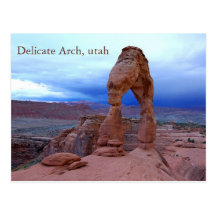 arco delicado, arco delicado, Utah Tarjetas Postales