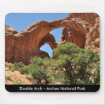 Arco doble - parque nacional de los arcos alfombrilla de raton