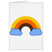 arco iris 70s felicitación
