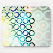 Arco iris abstracto Mousepad Alfombrilla De Ratón