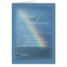 Arco iris de 2822 confirmaciones tarjeton
