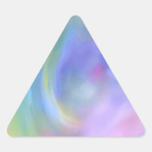Arco iris de colores calcomanías trianguladas